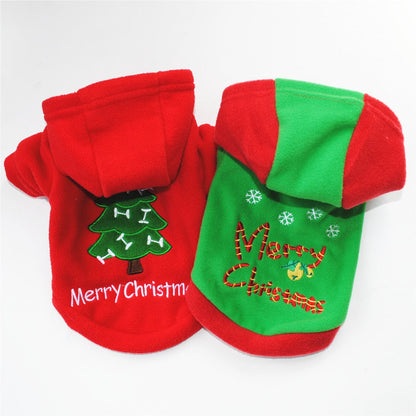 Festive Pet Hoodie For Dogs & Cats– Merry Christmas 🎅