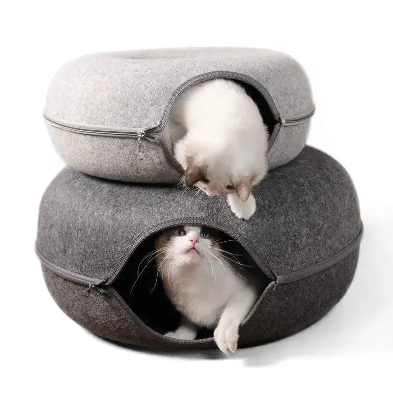Lit donut pour chat