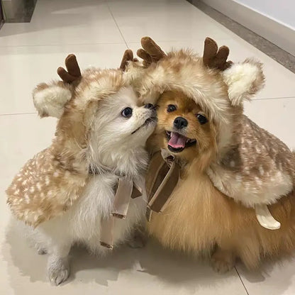 Christmas Elk Costume for Dogs & Cats 🎄🎅