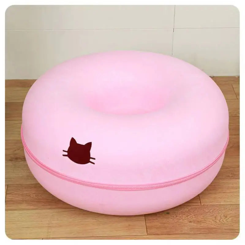 Lit donut pour chat