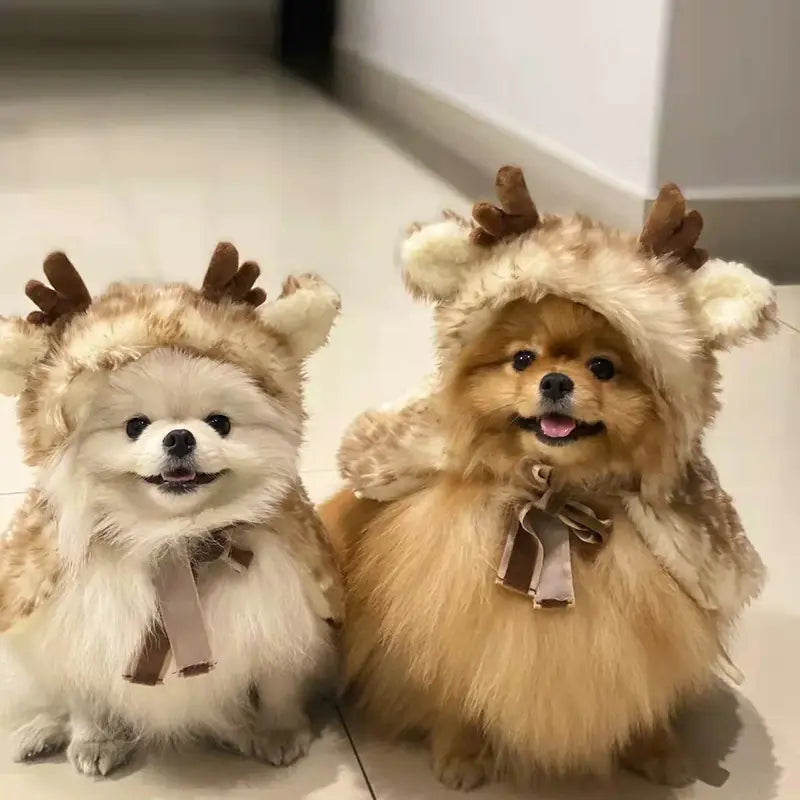 Christmas Elk Costume for Dogs & Cats 🎄🎅