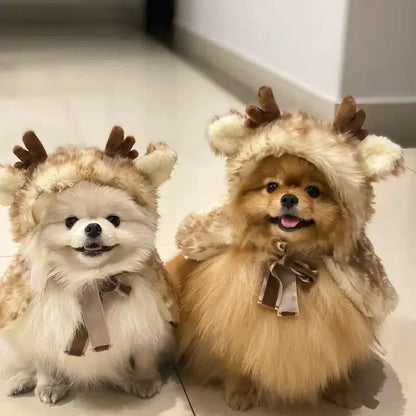Christmas Elk Costume for Dogs & Cats 🎄🎅